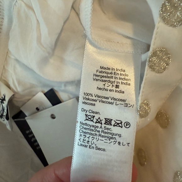 Maryam Nassir Zadeh X J.Crew drop-waist polka dot embroidered silk organza skirt - Picture 6 of 12